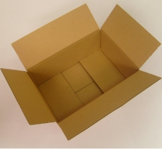 Faltkarton 250x175x100mm 1-wellig braun