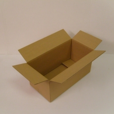 Faltkarton 420x190x190mm 2-wellig braun
