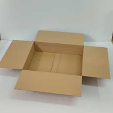 Faltkarton 640x550x80-160mm 1-wellig braun