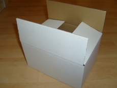 Faltkarton 250x200x140mm 1-wellig weiss