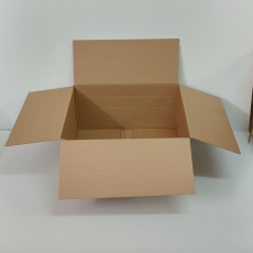 Faltkarton 640x550x160-325mm 1-wellig braun