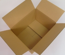 Faltkarton 250x200x140mm 1-wellig braun
