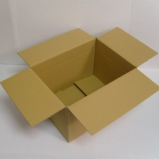 Faltkarton 400x300x270mm 1-wellig braun