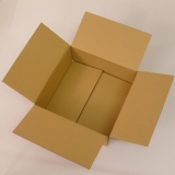 Faltkarton 292x292x135mm (Postmass: 300x300x150mm) 1-wellig braun